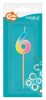 Nummer Pastel Ombre Bunte Nummer 6 Kerze, Geburtstagskerze