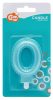 Nummer Pearly Light Blaue 0 Zahlkerze, Geburtstagskerze