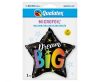 Dream Big Rainbow, Star Folienballon 46 cm