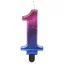 Nummer Night Sky Metallic Bunte Zahlkerze Nummer 1, Tortenkerze