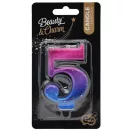 Nummer Night Sky Metallic Bunte Nummer 5 Kerze, Tortenkerze