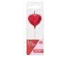 Liebe Diamant Herz Rot, Herz Tortekerze