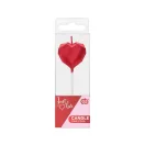 Liebe Diamant Herz Rot, Herz Tortekerze