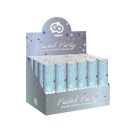 Geburtstag Blau-Silber, Blau-Silber Konfetti Schießer 15 cm