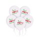 Weihnachten Frohe Weihnachten, Ballon, 5 Stk 12 Zoll (30 cm)