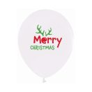 Weihnachten Frohe Weihnachten, Ballon, 5 Stk 12 Zoll (30 cm)