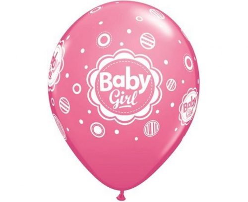 Baby Girl Pink Mix Ballon, Luftballon 6 Stück 11 inch (28 cm)
