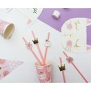 Katze Sleepy Papierbecher 6er Pack, 250 ml