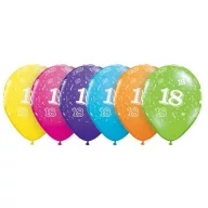   Geburtstag Pastel Mix Bunte Happy Birthday 18 Ballon, 6 Stk 11 Zoll (28cm)