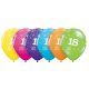 Farbe Happy Birthday 18 Pastel Mix Ballon, Luftballon 6 Stück 11 inch (28cm)