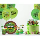 Gamer Game On Dekorative Spielstäbe 8 Stk