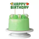 Gamer Game On Happy Birthday Torten Deko Spielzeug 14,5 cm