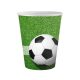 Fußball Field Pappbecher 6er-Pack, 200 ml