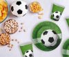 Fußball Field Pappbecher 6er-Pack, 200 ml