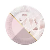 Farbe Rose Chic Rosa Pappteller 6 Stk 18 cm