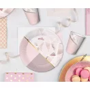Farbe Rose Chic Rosa Pappteller 6 Stk 18 cm