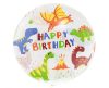 Dinosaurier Aqua Happy Birthday Ball Folienballon 46 cm