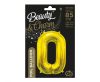 Nummer Gold, Goldene Zahl 0 Folienballon 85 cm