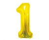 Nummer Gold, Nummer 1 Folienballon 85 cm