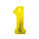 Nummer Gold, Nummer 1 Folienballon 85 cm