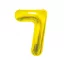 Nummer Gold, 7-Form-Folienballon 85 cm