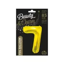Nummer Gold, 7-Form-Folienballon 85 cm
