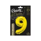 Nummer Gold, Gold Nummer 9 Folienballon 85 cm