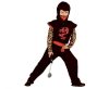 Ninja Red Dragon Ninja Kostüm 120/130 cm