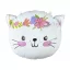 Katze Cat Flower, Folienballon 44 cm