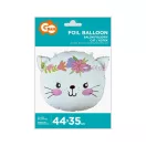 Katze Cat Flower, Folienballon 44 cm