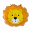 Löwe Head Folienspielballon 43 cm