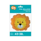 Löwe Head Folienspielballon 43 cm