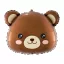 Bär Brown Folienballon 48 cm