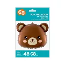 Bär Brown Folienballon 48 cm