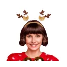 Weihnachten Happy Rentiergeweih-Stirnband