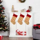 Weihnachten Ho-Ho-Ho Kaminstrumpf Stiefel 46 cm
