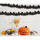 Halloween Bat Black Papier Girlande 300 cm