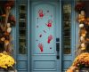 Halloween, Bloody Traces sticker-Set für das Fenster