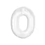 Nummer B&C White Weiße Nummer 0 Folie Ballon 92 cm