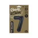 Nummer B&C Matt Black Schwarzer Zahl 7 Folienballon 85 cm