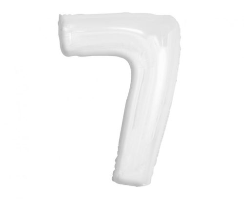 Nummer B&C White Weiße Nummer 7 Folienballon 92 cm