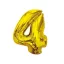 Nummer Gold Goldene Nummer 4 Folienballon 92 cm