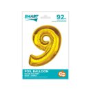 Nummer Gold Goldene Nummer 9 Folienballon 92 cm