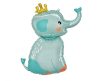 Elephant mit Crown, Elefant Folienballon 70 cm