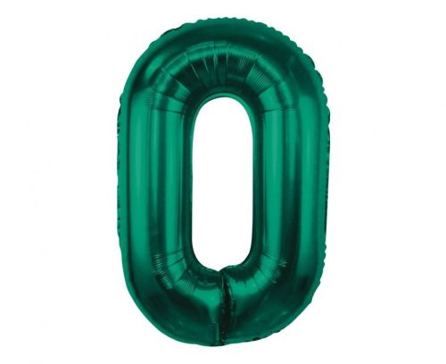 B&C Bottle Green, Grün Nummer 0 Folienballon 85 cm
