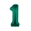 Nummer B&C Bottle Green Grüne Nummer 1 Folienballon 85 cm