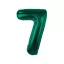 Nummer B&C Bottle Green Grüne Nummer 7 Folienballon 85 cm