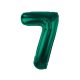 Nummer B&C Bottle Green Grüne Nummer 7 Folienballon 85 cm