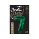 Nummer B&C Bottle Green Grüne Nummer 7 Folienballon 85 cm