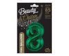 Nummer B&C Bottle Green Grüne Zahl 8 Folienballon 85 cm